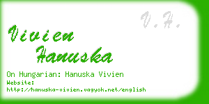 vivien hanuska business card